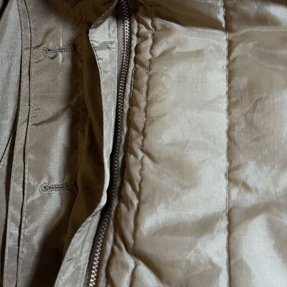 Rainshedder Women’s Trenchcoat With Zip In Quilted Liner Mock Collar Size Large - Picture 6 of 13